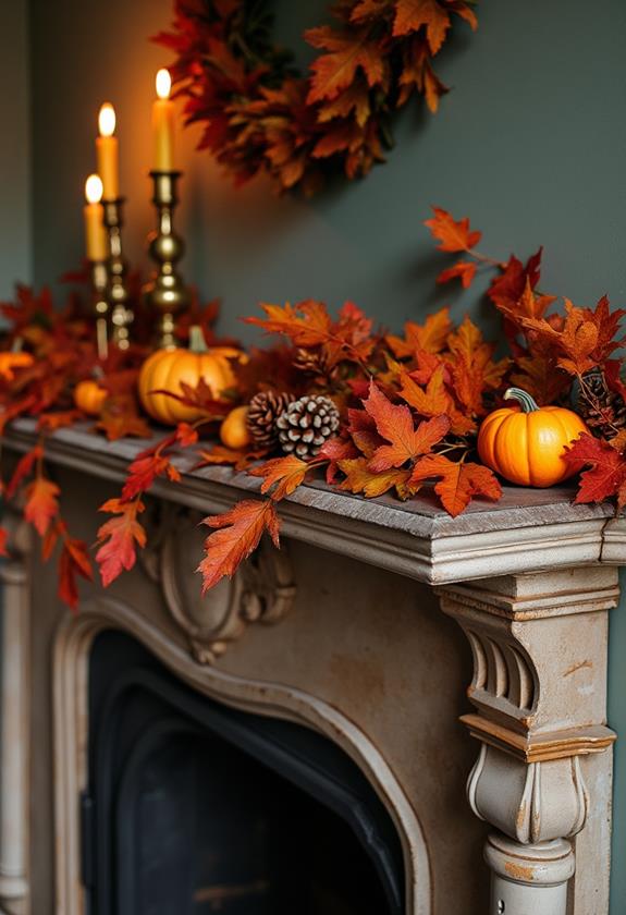 thanksgiving mantel decor ideas
