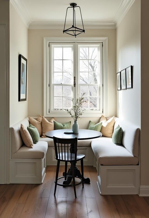 thrifty compact dining nooks