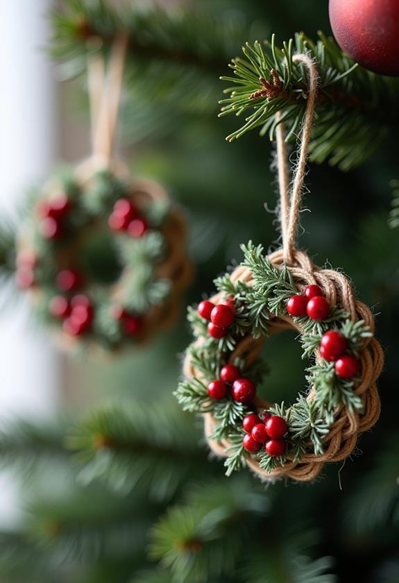 tiny decorative holiday accents