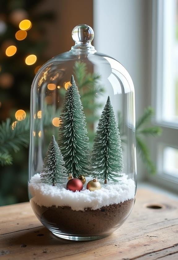 tiny holiday tree displays