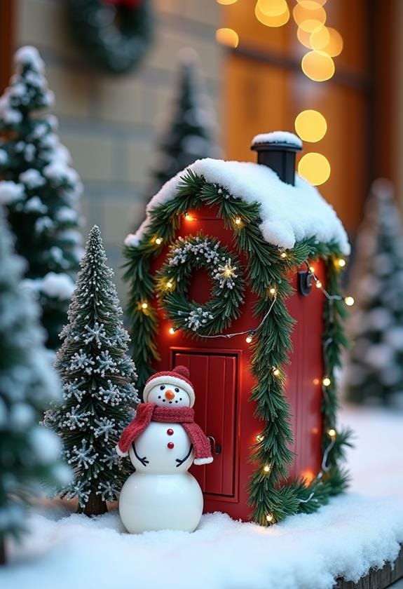 tiny winter landscape display
