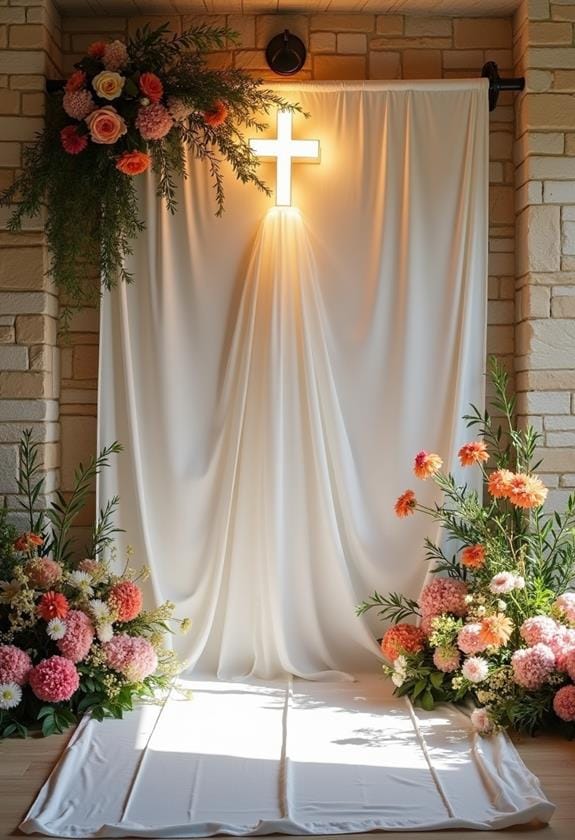 tomb themed photography backdrop