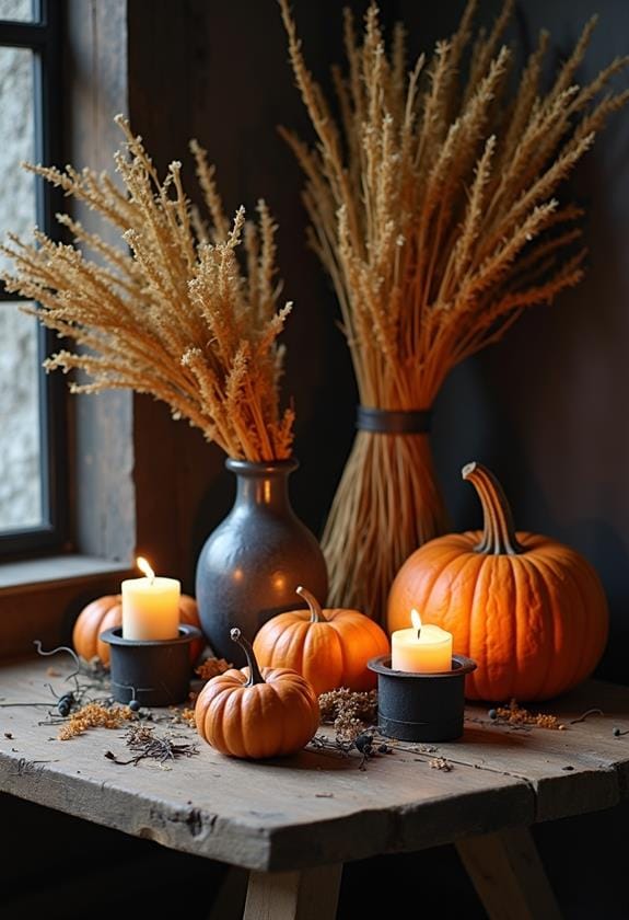 traditional witch broom crafting