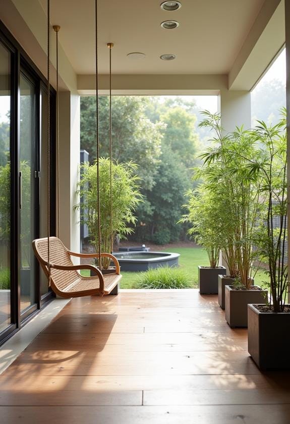 tranquil simplistic retreat space