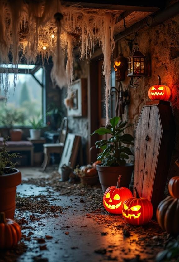 transform your garage spookily