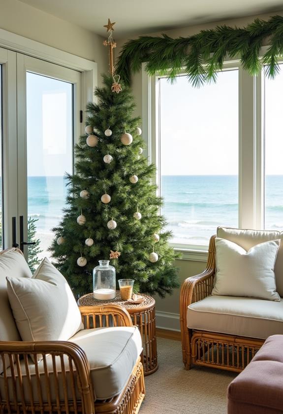 tropical holiday decoration idea