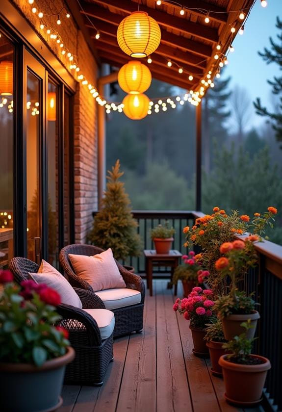 twinkling decor for ambiance
