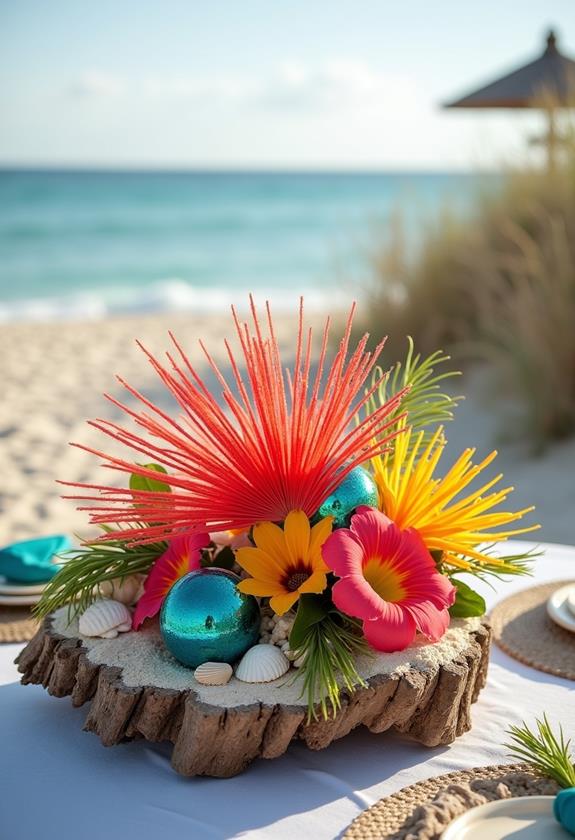 underwater themed table decorations