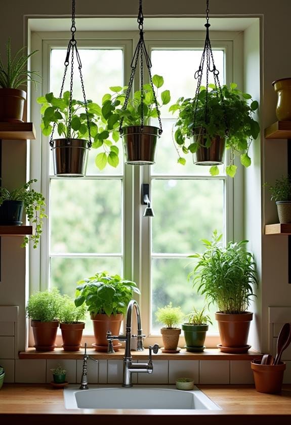 vertical herb garden showcase