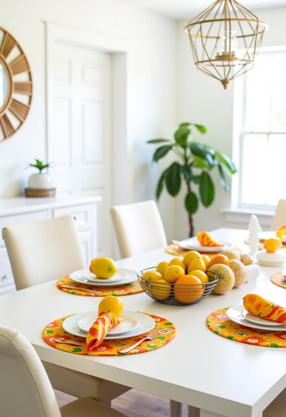 vibrant citrus decor essentials