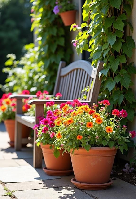 vibrant container planting ideas