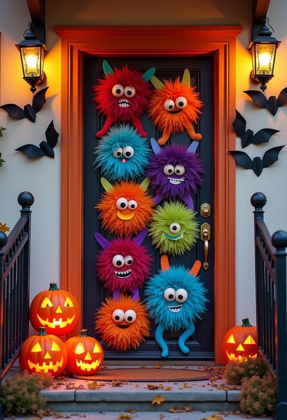 vibrant creature entry decor