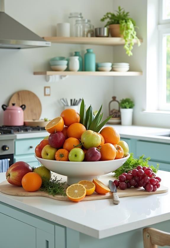 vibrant edible decor arrangements