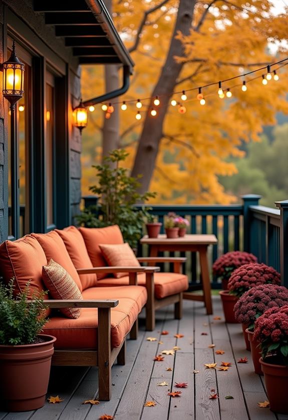 vibrant fall color scheme