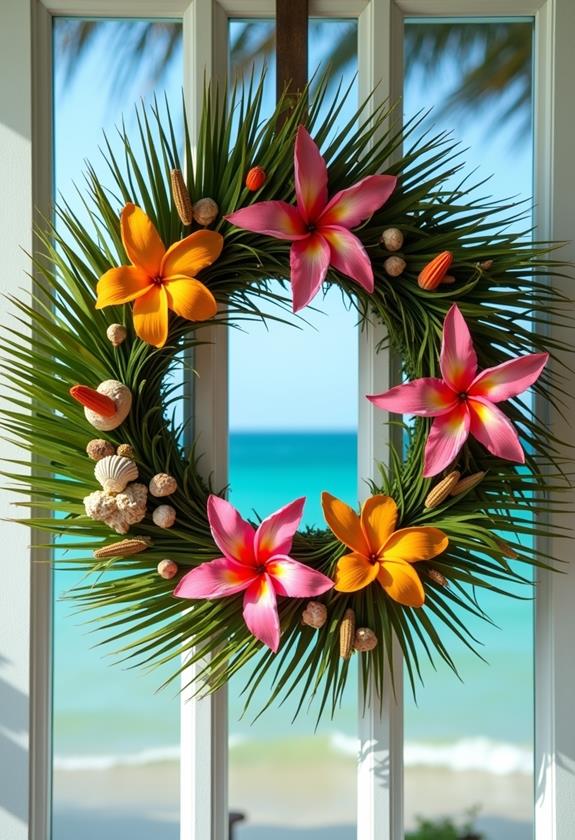 vibrant floral tropical arrangements