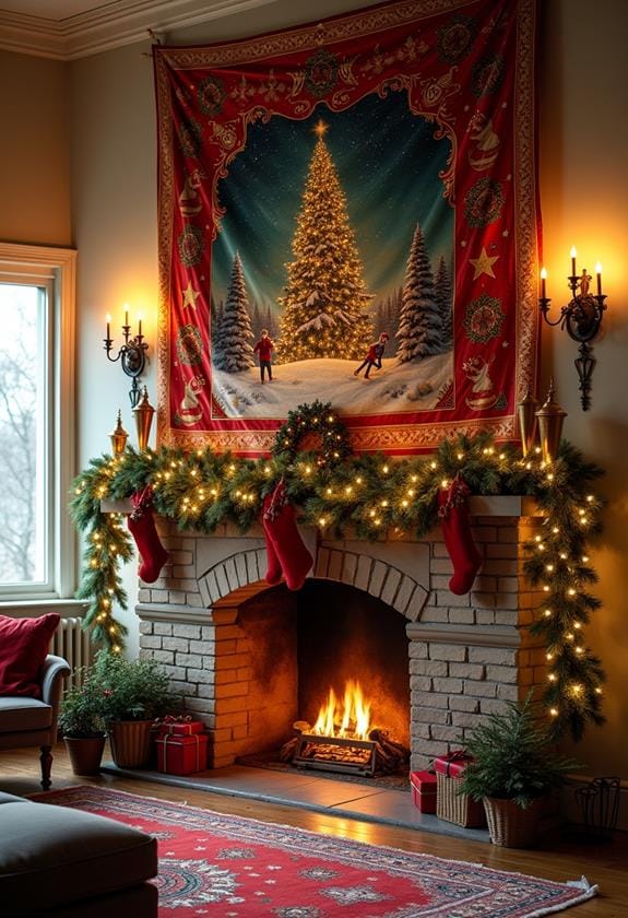 vibrant holiday wall art