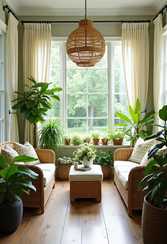 vibrant indoor plant collection