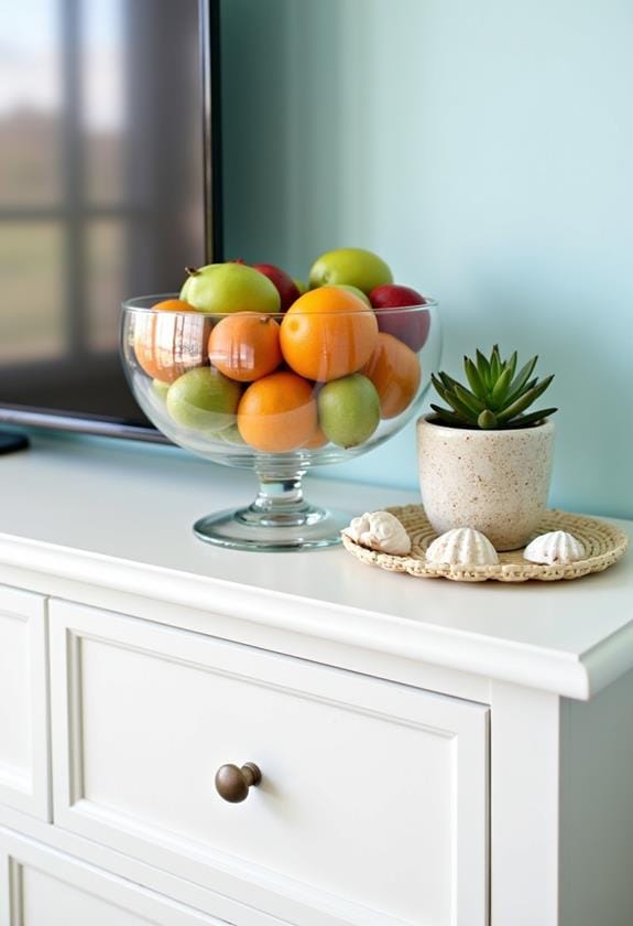 vibrant seasonal fruit display