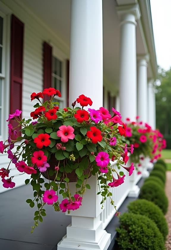 vibrant seasonal plant displays