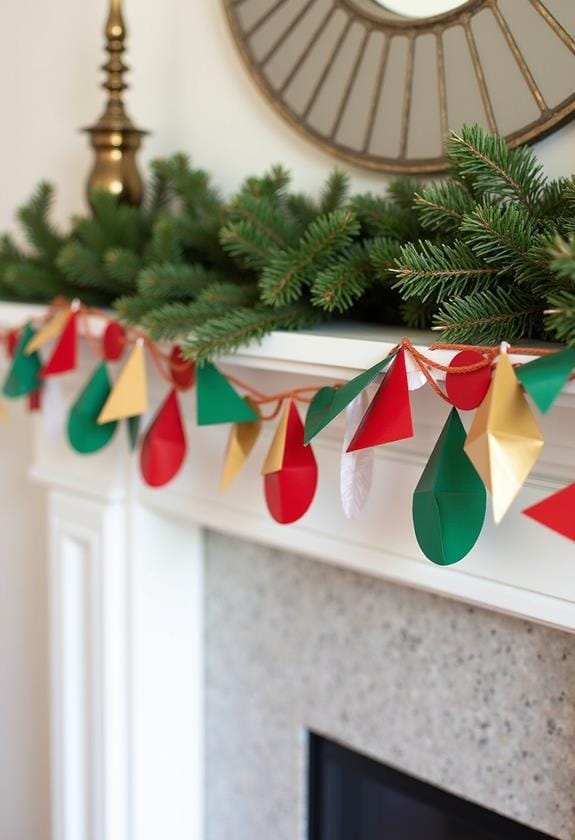 vibrant shape decorative banner