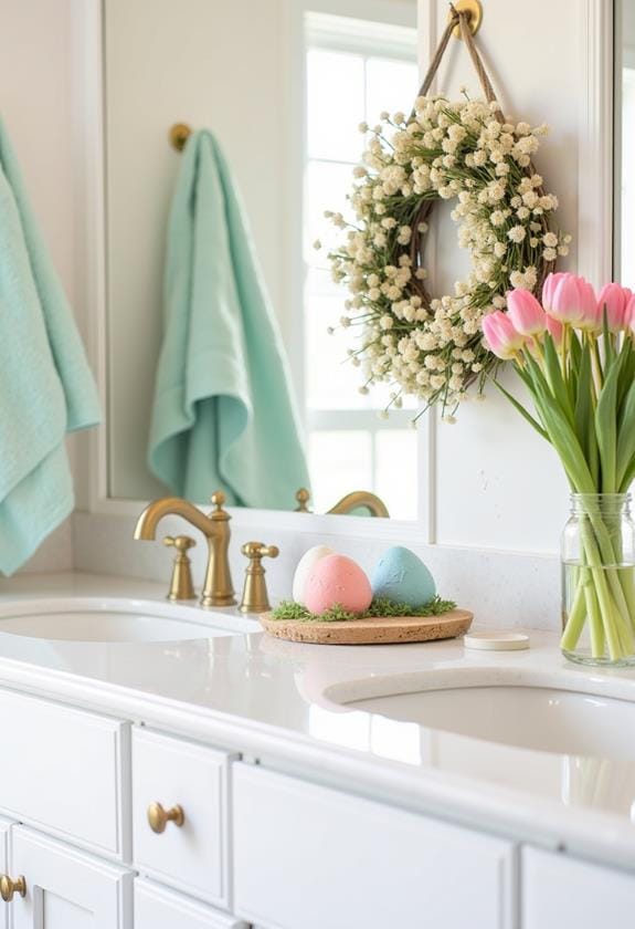 vibrant spring flower displays