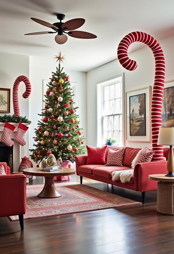 vibrant swirled holiday treats