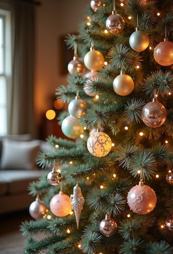 vintage glass holiday decor