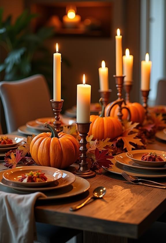 warm cozy autumn ambiance