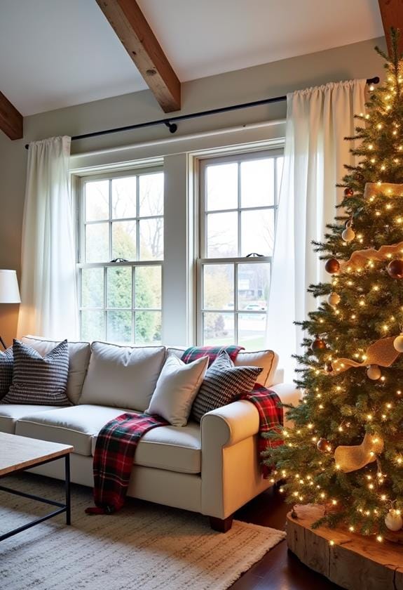 warm fabrics and illumination