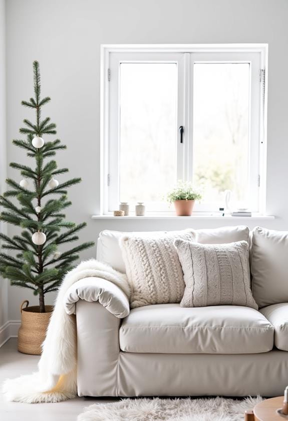 warm fabrics and textures