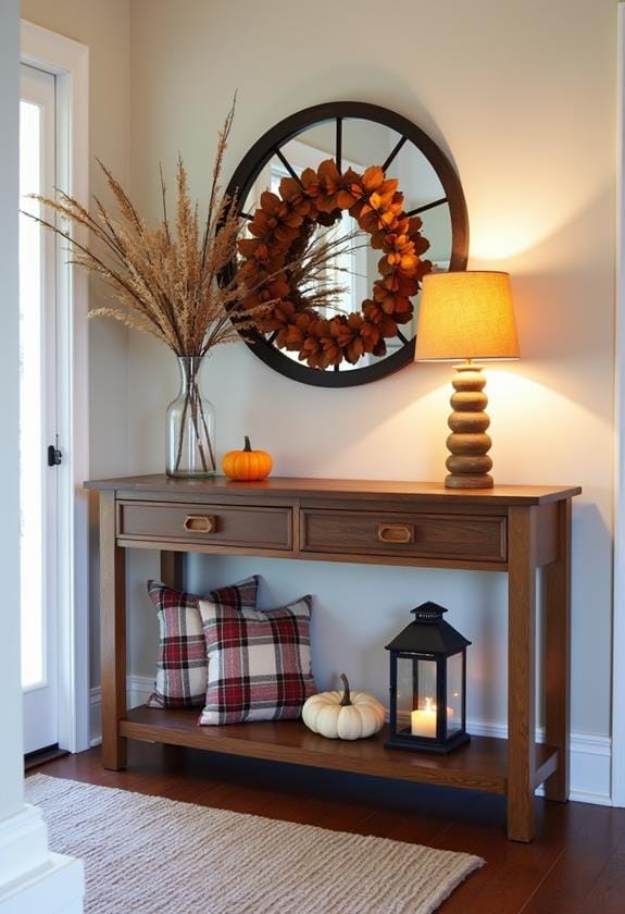 welcoming home entrance accents