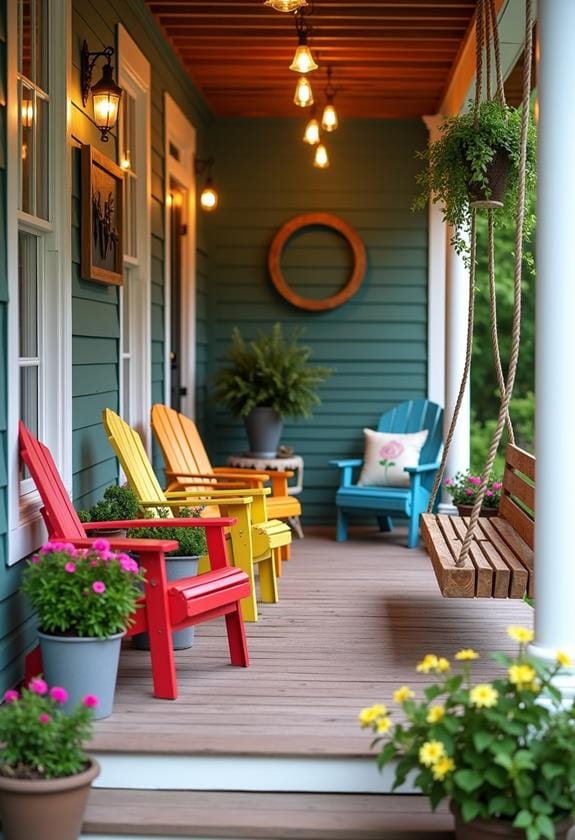 welcoming outdoor relaxation space