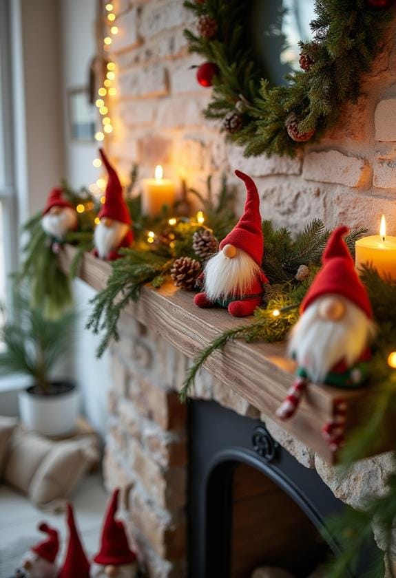 whimsical gnome christmas decor