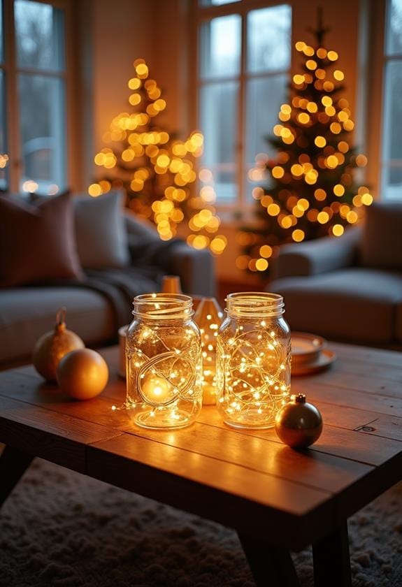 whimsical mason jar decor