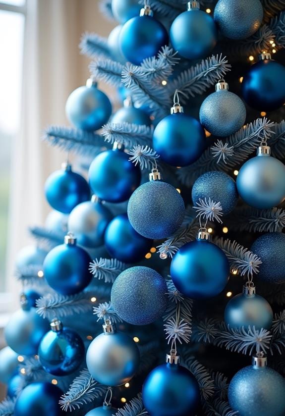 whimsical ombre blue design