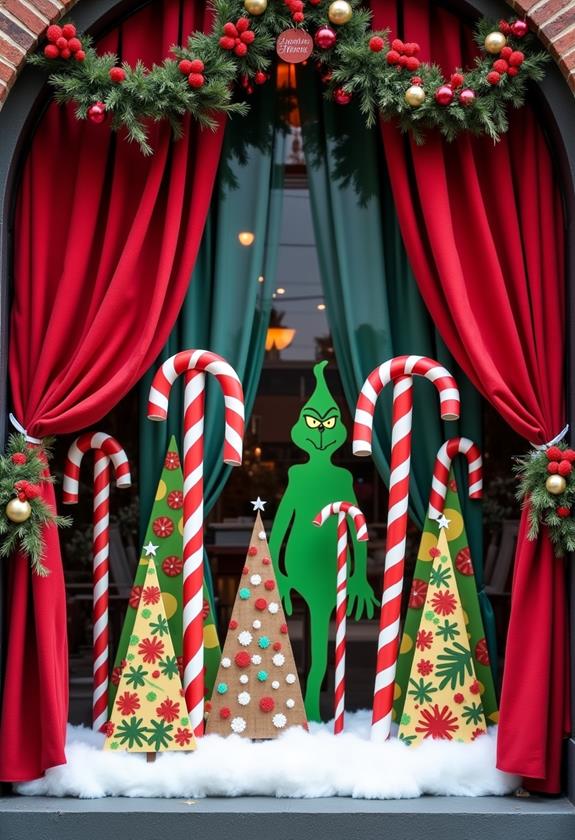 whoville themed window displays