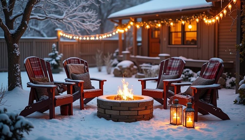 winter backyard decor considerations