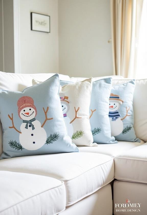 winter decor pillow covers
