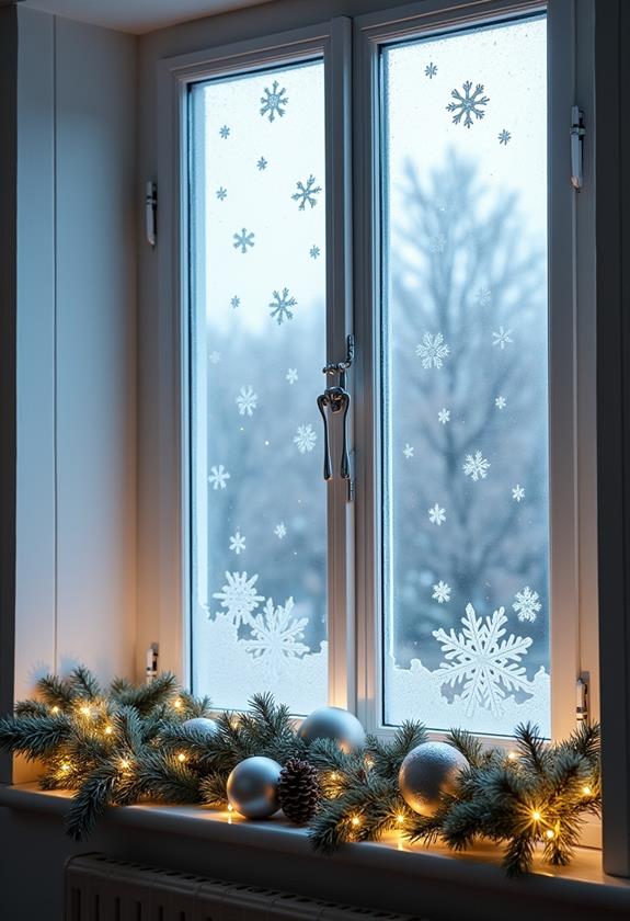 winter wonderland storefronts