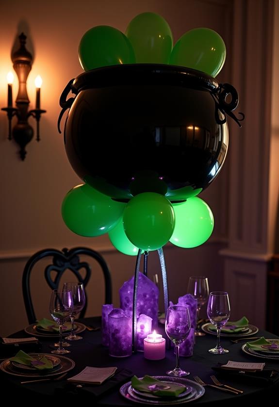 witch s cauldron balloon decor