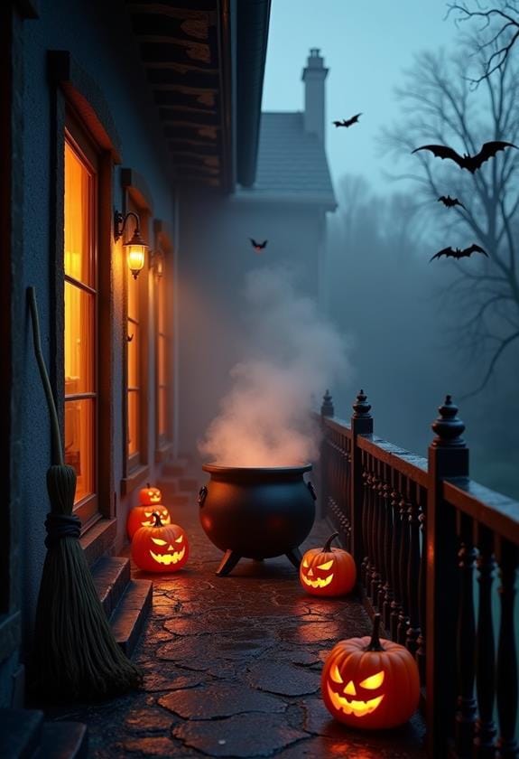 witches brew cauldron showcase